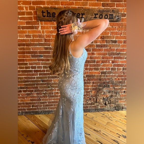Baby Blue Prom Dress - Picture 3 of 3